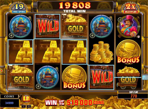 gold factory free spin